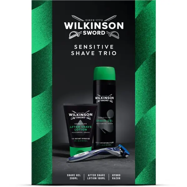 Wilkinson Sword Wilkinson Sword Sensitive Shave Trio darilni set za britje