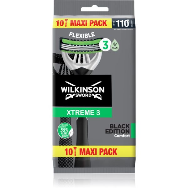 Wilkinson Sword Wilkinson Sword Xtreme 3 Black Edition brivniki za enkratno uporabo 10 kos