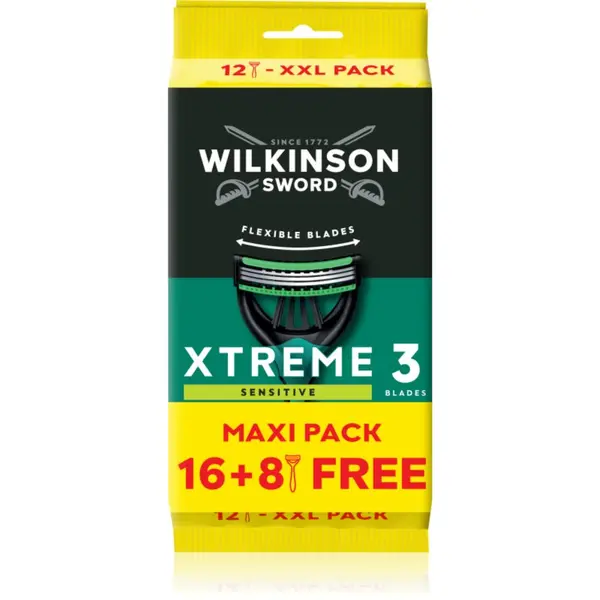 Wilkinson Sword Wilkinson Sword Xtreme 3 Sensitive brivnik + nadomestne glave