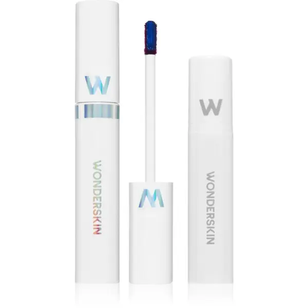 WONDERSKIN WONDERSKIN Wonder Blading Lip Stain Kit piling za ustnice + aktivator odtenek Sweetheart 4 ml