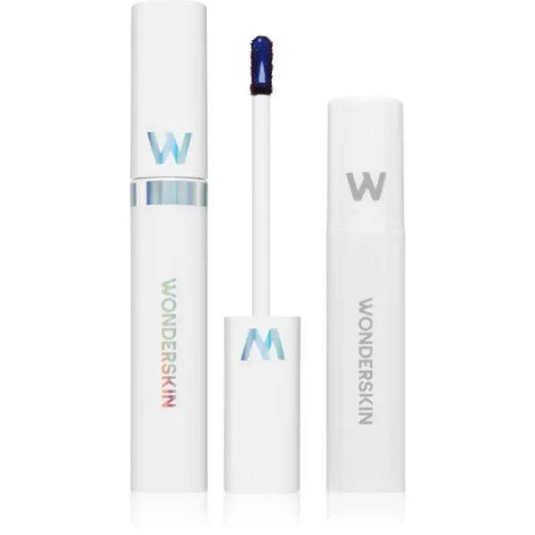 WONDERSKIN WONDERSKIN Wonder Blading Lip Stain Kit piling za ustnice + aktivator odtenek Whimisical 4 ml