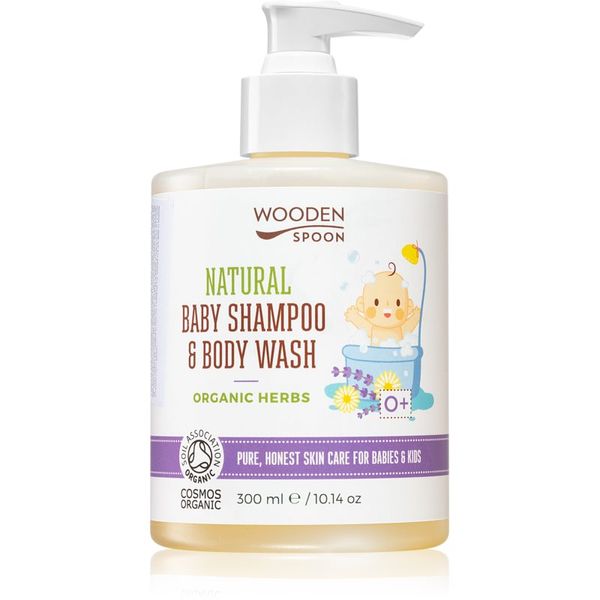 WoodenSpoon WoodenSpoon Natural šampon in gel za prhanje za otroke z vonjem sivke 300 ml