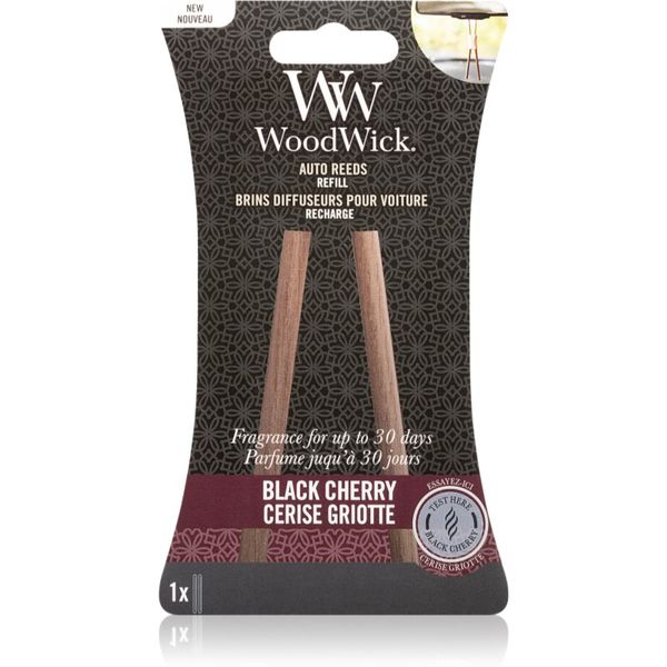 Woodwick Woodwick Black Cherry dišava za avto nadomestno polnilo 1 kos