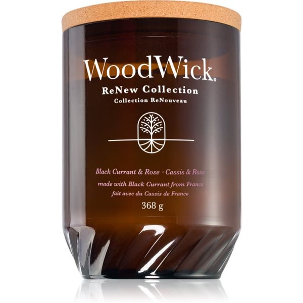 Woodwick Woodwick Black Currant & Rose dišeča sveča 368 g
