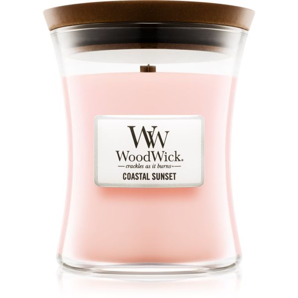 Woodwick Woodwick Coastal Sunset dišeča sveča z lesenim stenjem 275 g