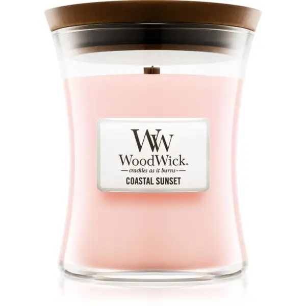 Woodwick Woodwick Coastal Sunset dišeča sveča z lesenim stenjem 275 g