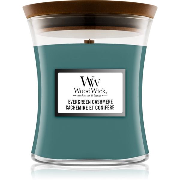 Woodwick Woodwick Evergreen Cashmere dišeča sveča 275 g