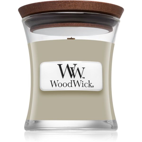 Woodwick Woodwick Fireside Au Coin Du Feu dišeča sveča z lesenim stenjem 85 g