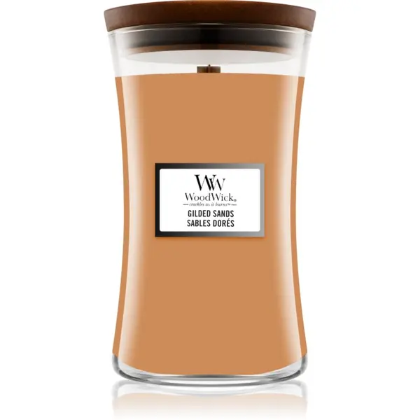 Woodwick Woodwick Gilded Sands dišeča sveča 610 g
