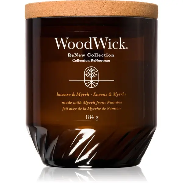 Woodwick Woodwick Incense & Myrrh dišeča sveča 184 g
