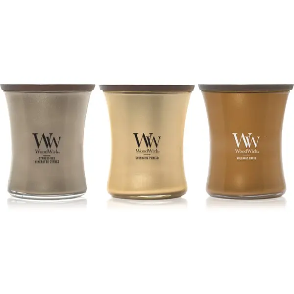 Woodwick Woodwick Precious Metals Trio Pack set