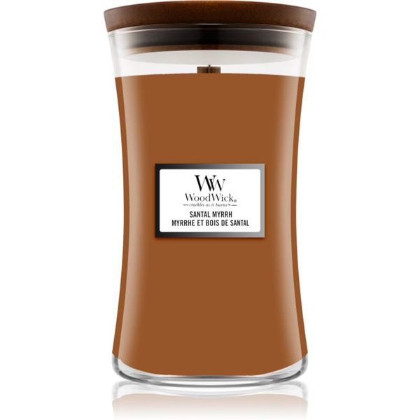 Woodwick Woodwick Santal Myrrh dišeča sveča 610 g