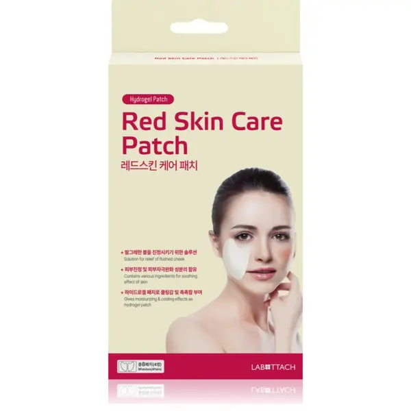Wooshin Labottach Wooshin Labottach Red Skin Care Patch hidrogel obliži za pomiritev pordele kože za pomiritev kože 2 par