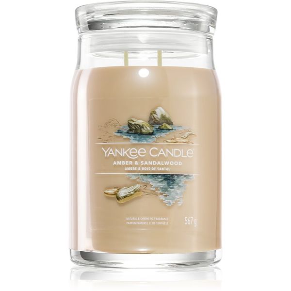 Yankee Candle Yankee Candle Amber & Sandalwood dišeča sveča 567 g