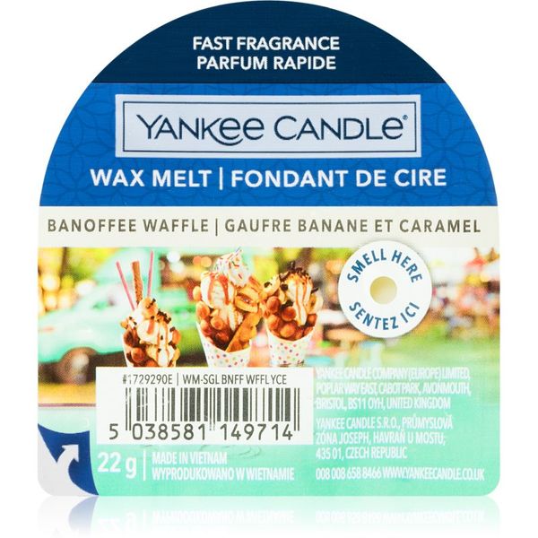 Yankee Candle Yankee Candle Banoffee Waffle vosek za aroma lučko 22 g