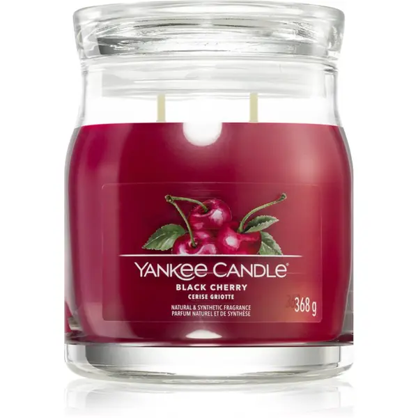Yankee Candle Yankee Candle Black Cherry dišeča sveča Signature 368 g