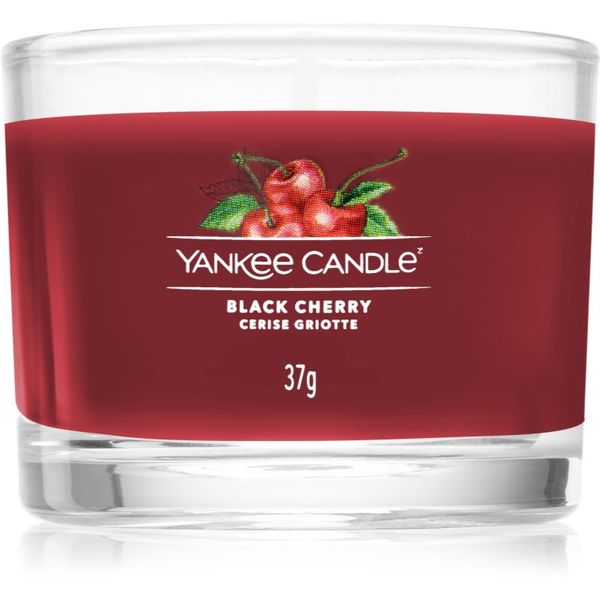 Yankee Candle Yankee Candle Black Cherry votivna sveča glass 37 g