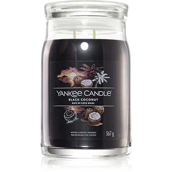 Yankee Candle Yankee Candle Black Coconut dišeča sveča Signature 567 g
