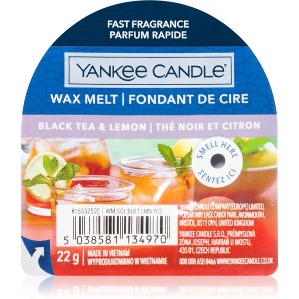 Yankee Candle Yankee Candle Black Tea & Lemon vosek za aroma lučko Signature 22 g