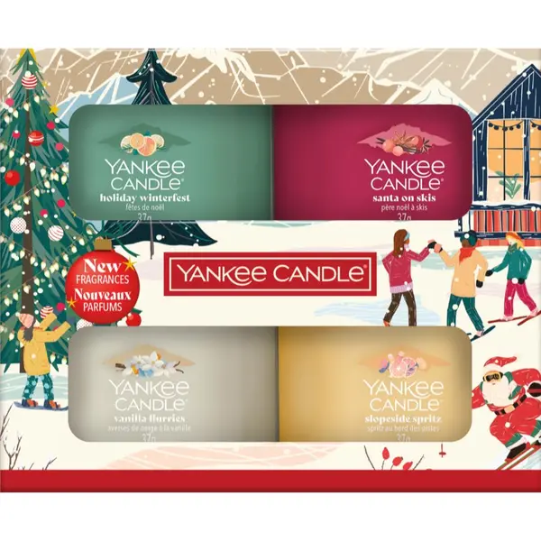 Yankee Candle Yankee Candle Christmas Collection 4 Votive Candles darilni set