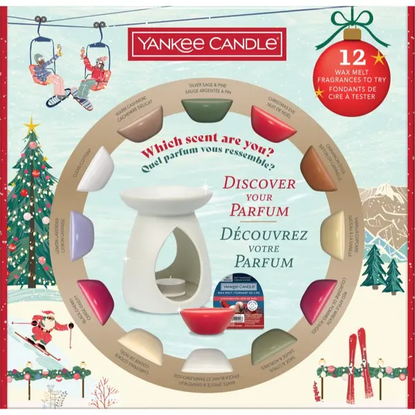 Yankee Candle Yankee Candle Christmas Collection Aromalamp & 12 Wax Melts darilni set