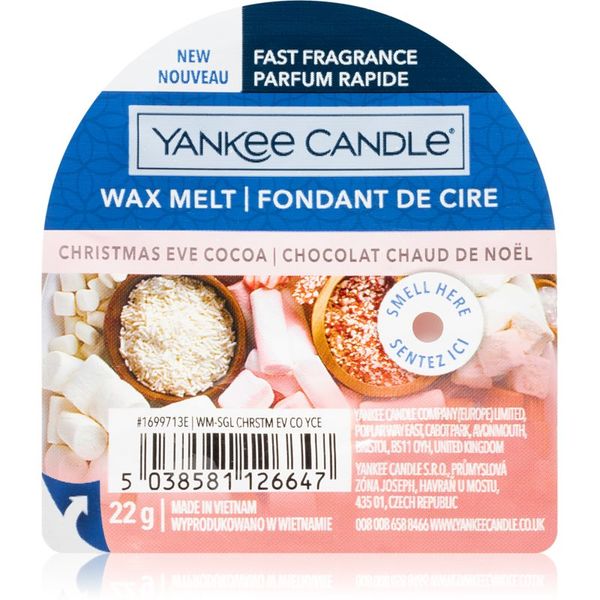 Yankee Candle Yankee Candle Christmas Eve Cocoa vosek za aroma lučko 22 g