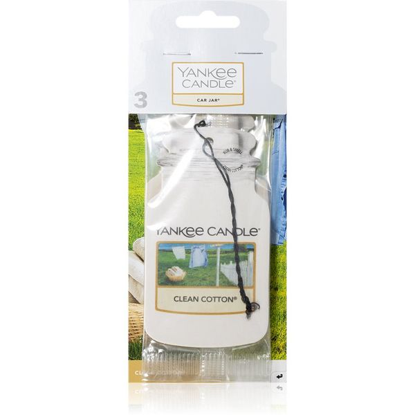 Yankee Candle Yankee Candle Clean Cotton dišeča obešanka 3 kos