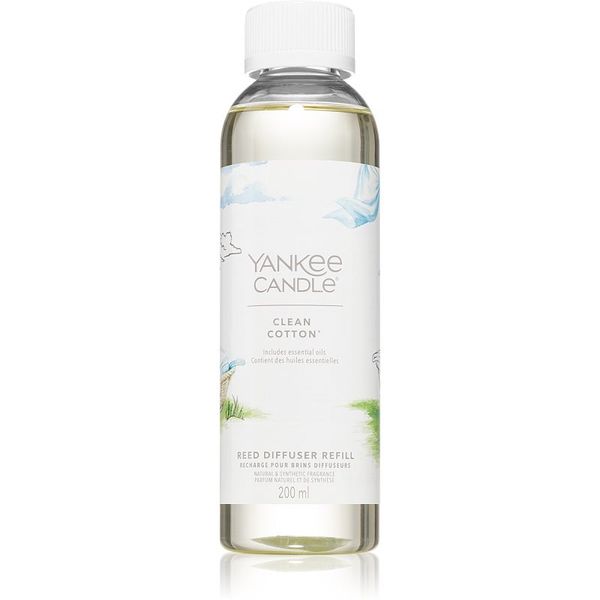 Yankee Candle Yankee Candle Clean Cotton nadomestno polnilo za aroma difuzor 200 ml