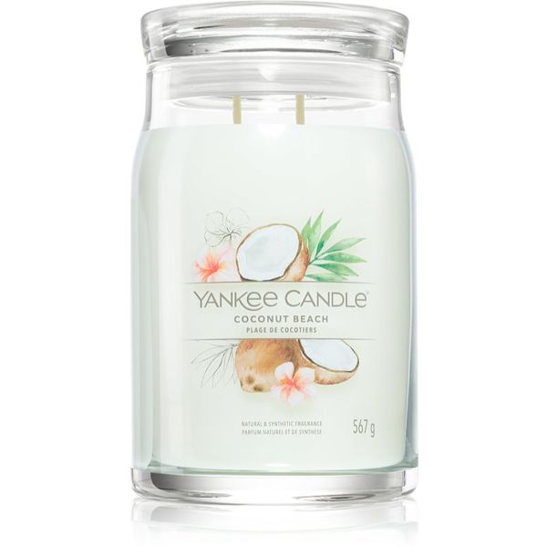 Yankee Candle Yankee Candle Coconut Beach dišeča sveča Signature 567 g