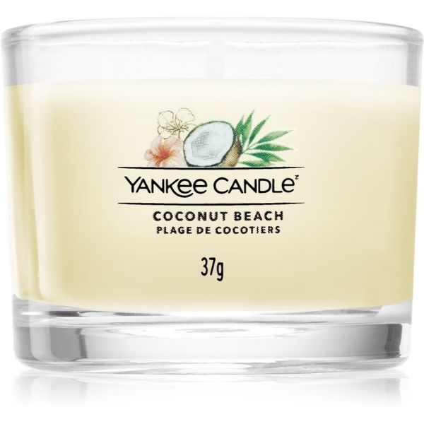 Yankee Candle Yankee Candle Coconut Beach votivna sveča glass 37 g