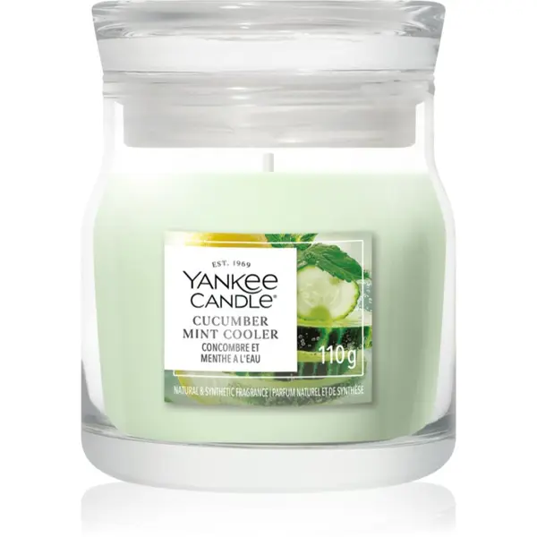 Yankee Candle Yankee Candle Cucumber Mint Cooler dišeča sveča Signature 110 g