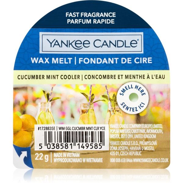 Yankee Candle Yankee Candle Cucumber Mint Cooler vosek za aroma lučko 22 g