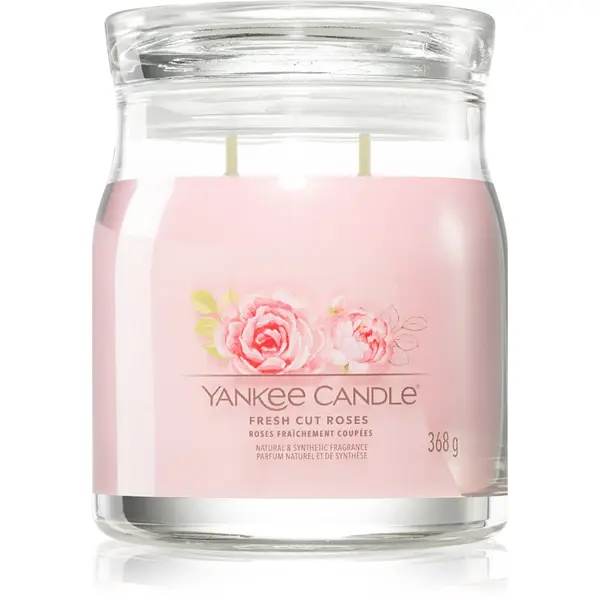 Yankee Candle Yankee Candle Fresh Cut Roses dišeča sveča 368 g