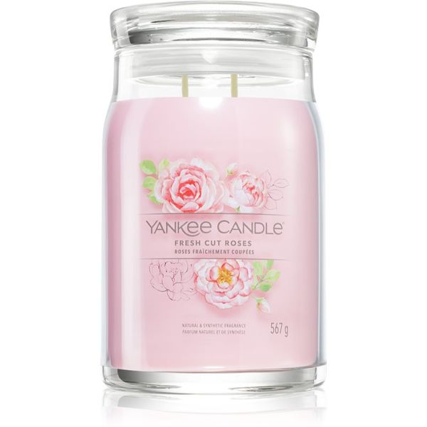 Yankee Candle Yankee Candle Fresh Cut Roses dišeča sveča Signature 567 g