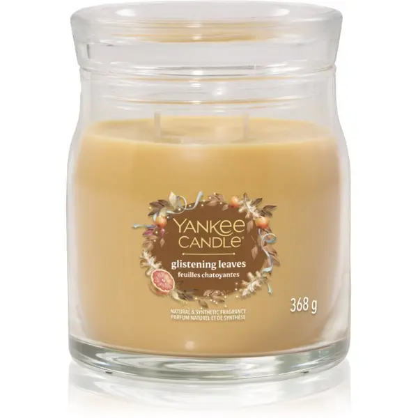 Yankee Candle Yankee Candle Glistening Leaves dišeča sveča Signature 368 g