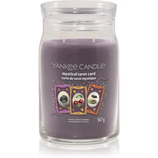 Yankee Candle Yankee Candle Halloween Mystical Tarot Card dišeča sveča Signature 567 g