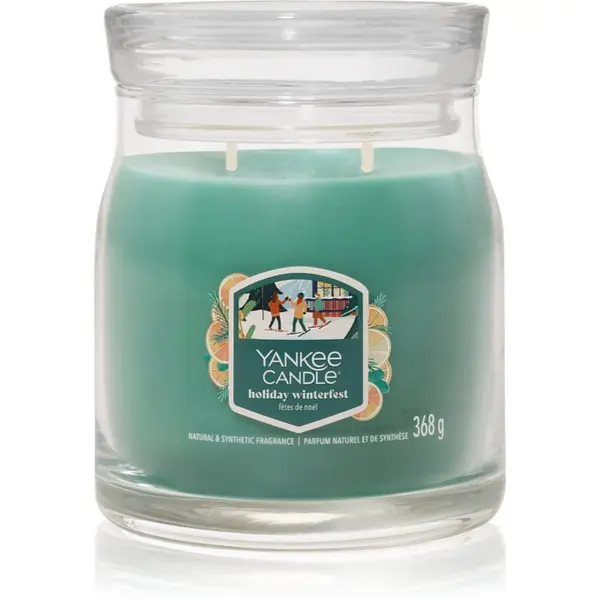 Yankee Candle Yankee Candle Holiday Winterfest dišeča sveča Signature 368 g