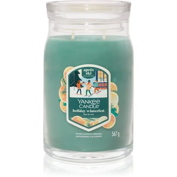 Yankee Candle Yankee Candle Holiday Winterfest dišeča sveča Signature 567 g