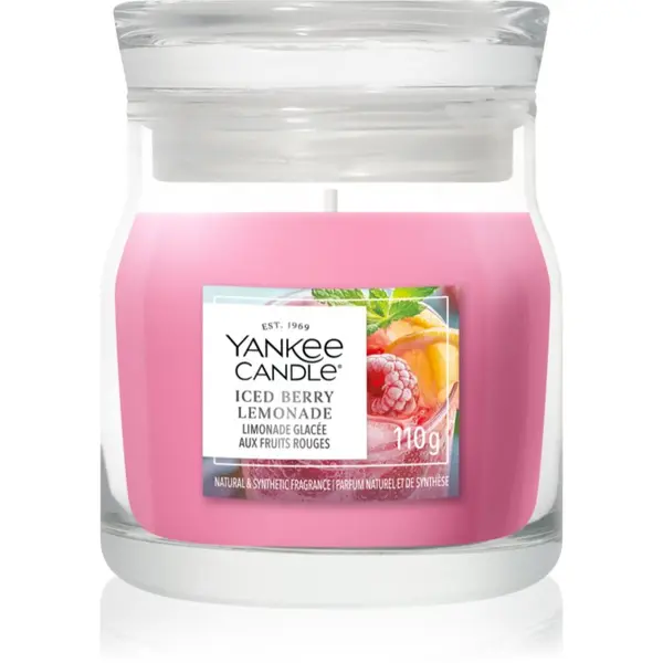 Yankee Candle Yankee Candle Iced Berry Lemonade dišeča sveča Signature 110 g
