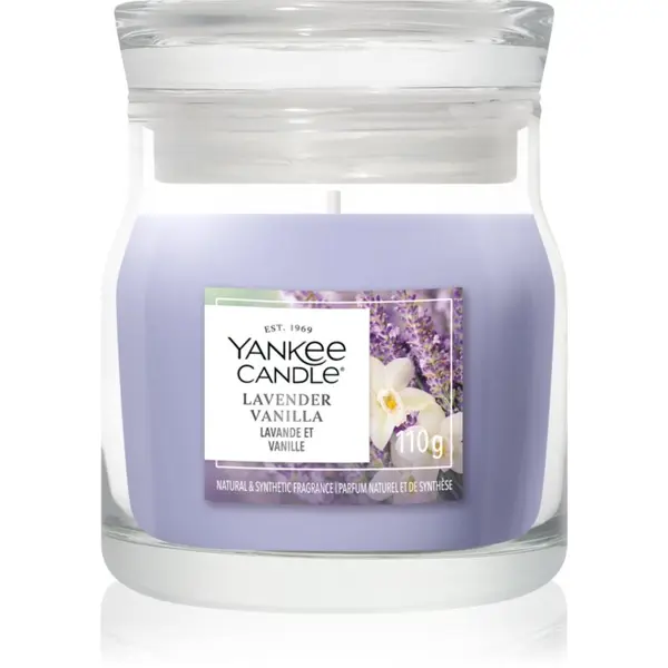 Yankee Candle Yankee Candle Lavender Vanilla dišeča sveča Signature 110 g