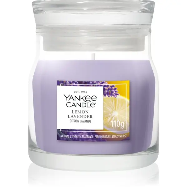 Yankee Candle Yankee Candle Lemon Lavender dišeča sveča Signature 110 g