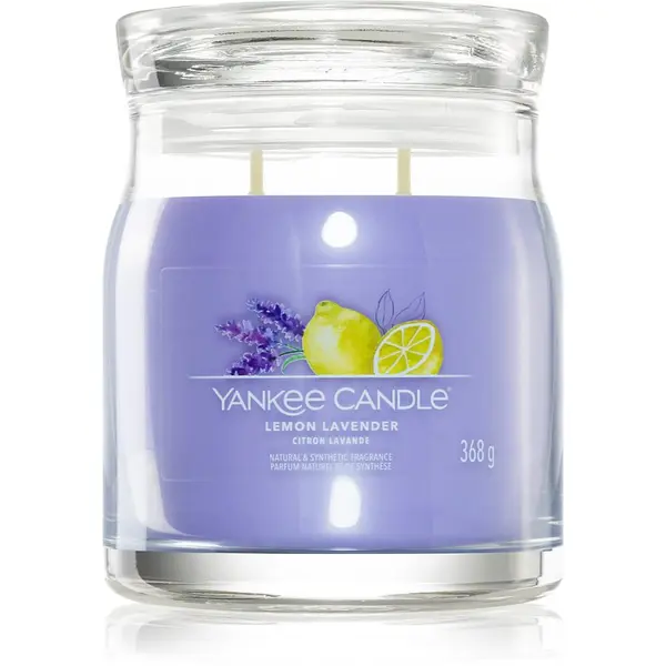 Yankee Candle Yankee Candle Lemon Lavender dišeča sveča Signature 368 g