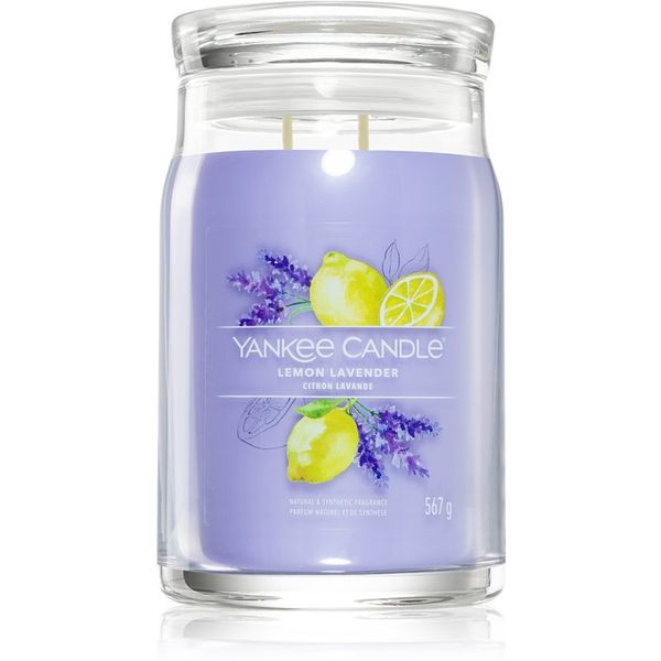 Yankee Candle Yankee Candle Lemon Lavender dišeča sveča Signature 567 g