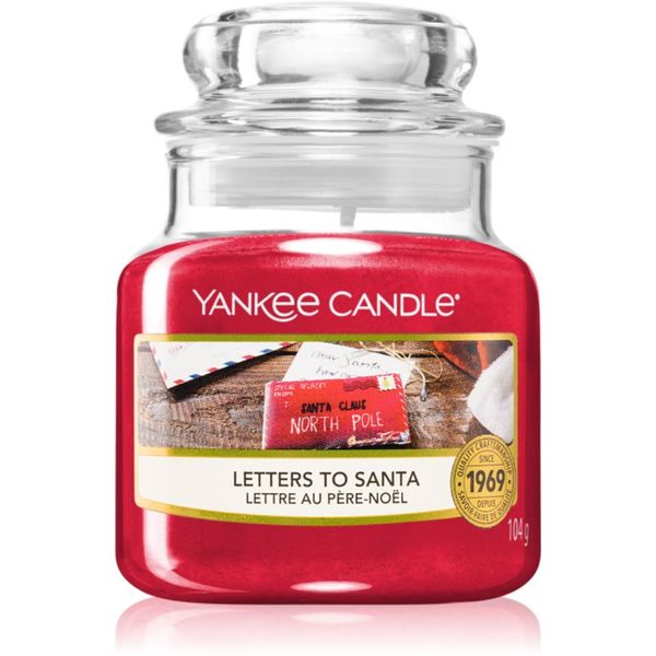Yankee Candle Yankee Candle Letters To Santa dišeča sveča 104 g