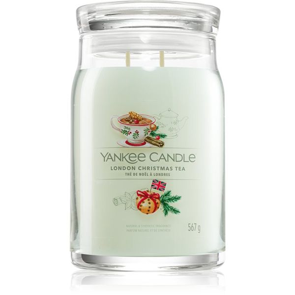 Yankee Candle Yankee Candle London Christmas Tea dišeča sveča 567 g