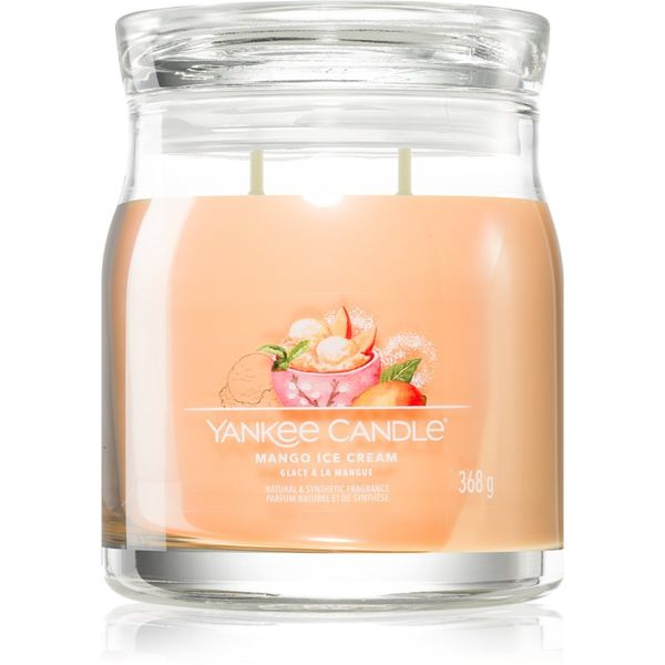 Yankee Candle Yankee Candle Mango Ice Cream dišeča sveča Signature 368 g