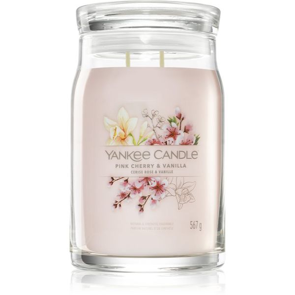 Yankee Candle Yankee Candle Pink Cherry & Vanilla dišeča sveča Signature 567 g