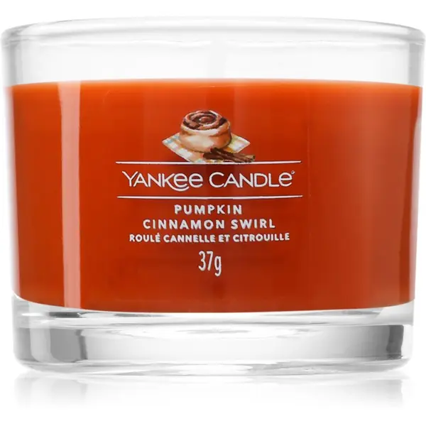 Yankee Candle Yankee Candle Pumpkin Cinnamon Swirl votivna sveča 37 g