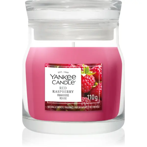 Yankee Candle Yankee Candle Red Raspberry dišeča sveča Signature 110 g