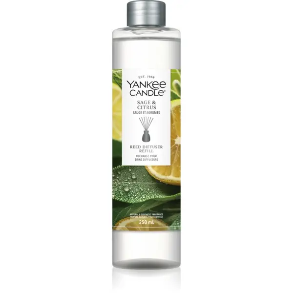 Yankee Candle Yankee Candle Sage & Citrus nadomestno polnilo za aroma difuzor 250 ml